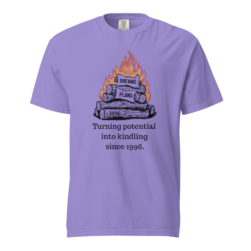 Transformando el potencial en leña | Camiseta unisex de tejido grueso | 100 % algodón