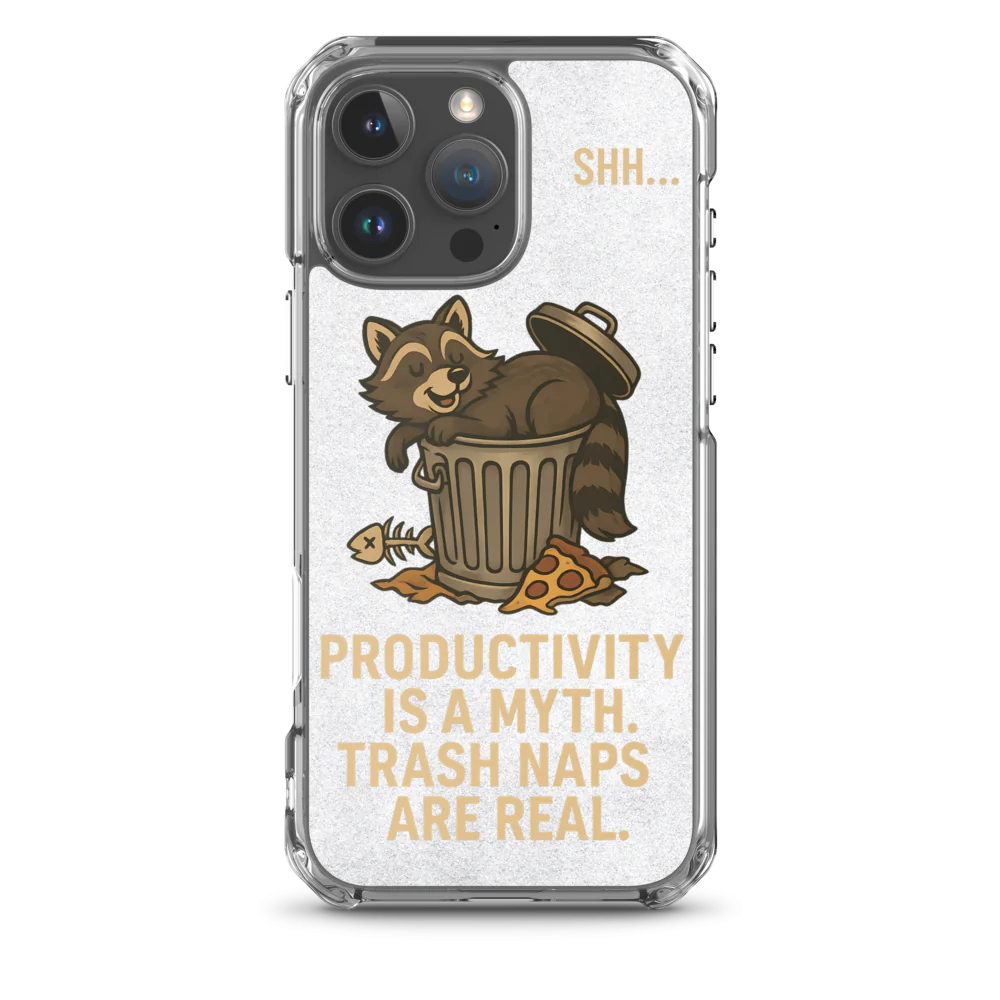Productivity is a Myth | MagSafe® Clear Case for iPhone®