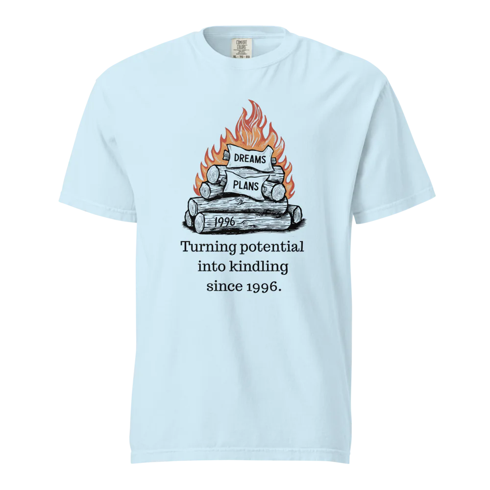 Transformando el potencial en leña | Camiseta unisex de tejido grueso | 100 % algodón