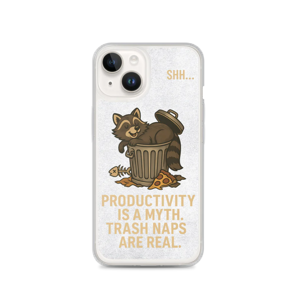 Productivity is a Myth | MagSafe® Clear Case for iPhone®