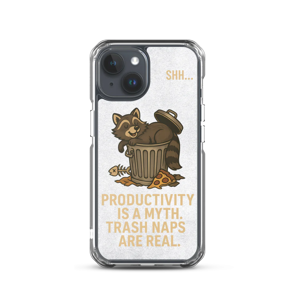 Productivity is a Myth | MagSafe® Clear Case for iPhone®