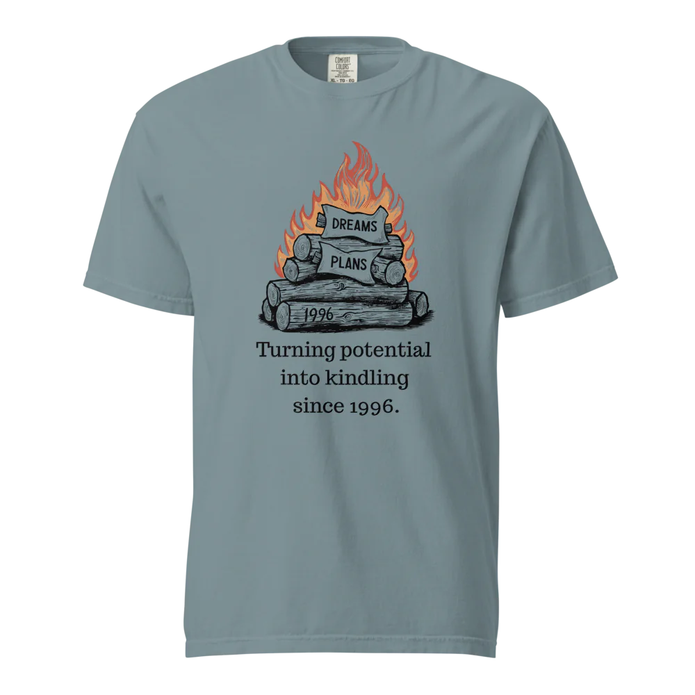 Transformando el potencial en leña | Camiseta unisex de tejido grueso | 100 % algodón