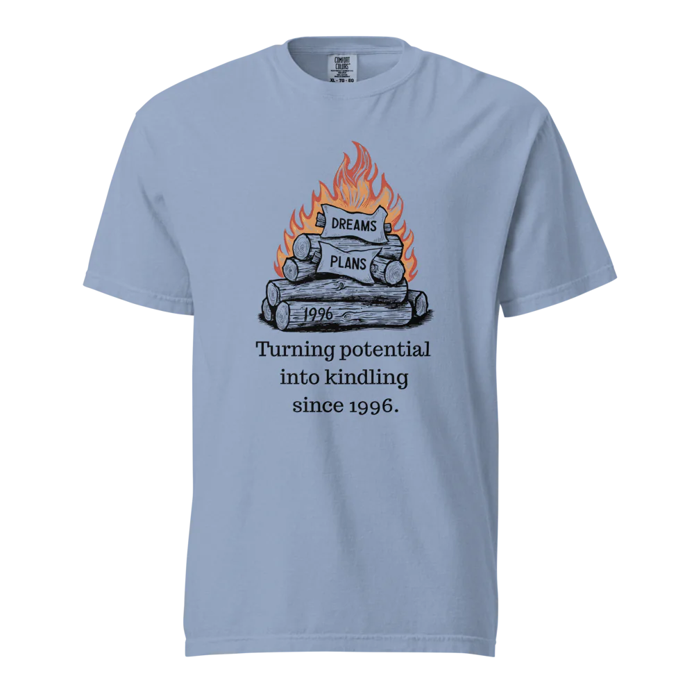Transformando el potencial en leña | Camiseta unisex de tejido grueso | 100 % algodón