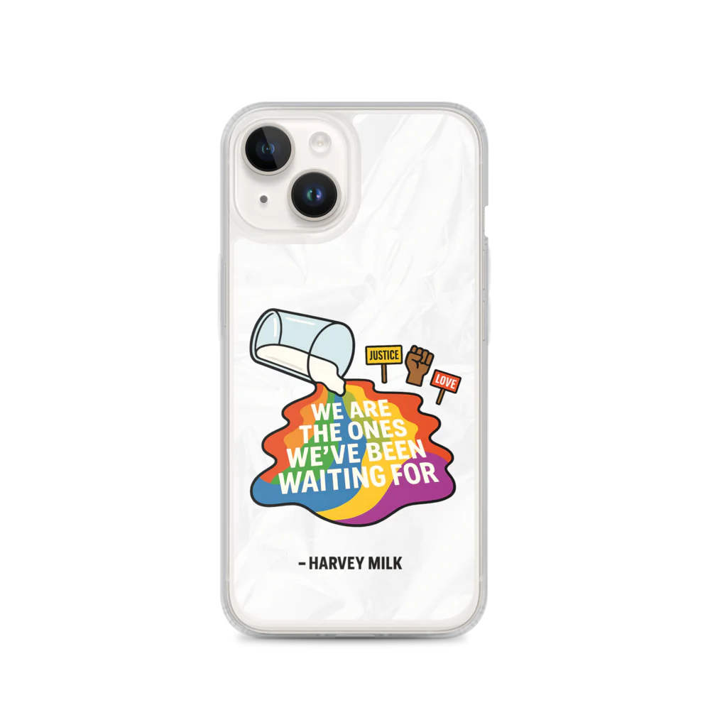Cita de Harvey Milk | Funda transparente MagSafe® para iPhone®