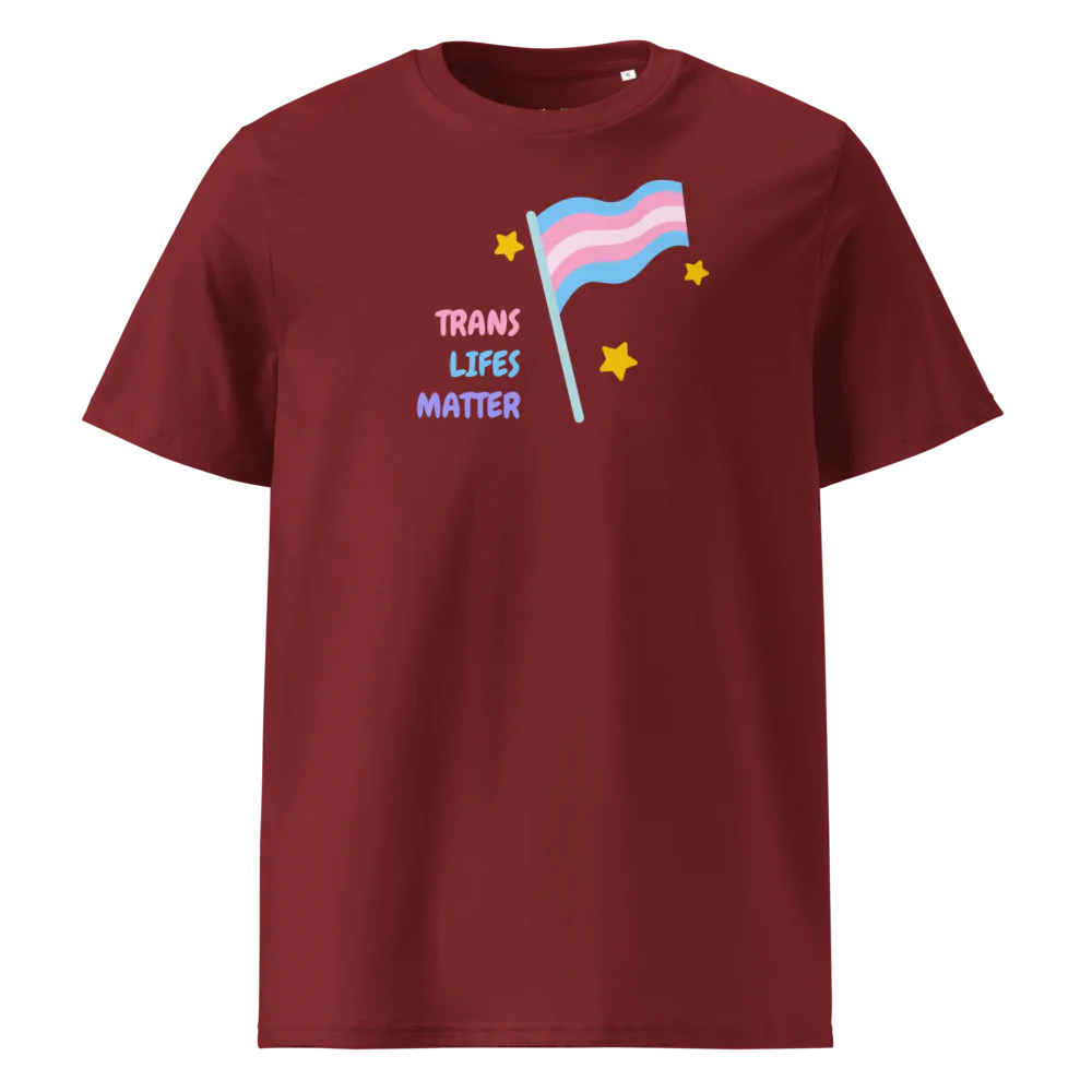 Trans Lifes Matter | Camiseta unisex de algodón orgánico