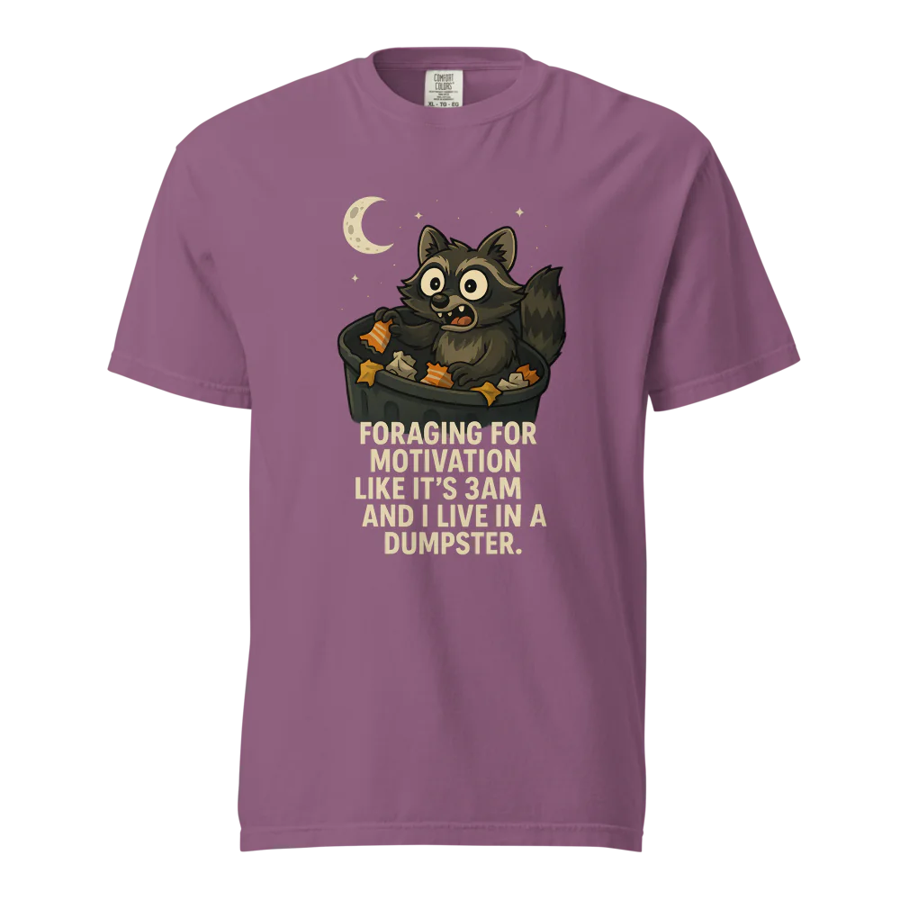 Motivación en busca de alimento | Camiseta unisex de tejido grueso | 100 % algodón