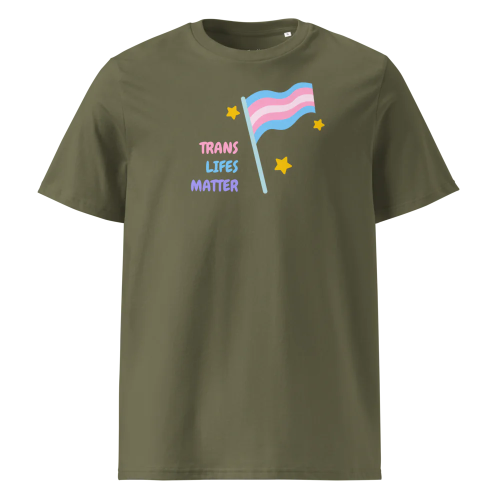 Trans Lifes Matter | Camiseta unisex de algodón orgánico