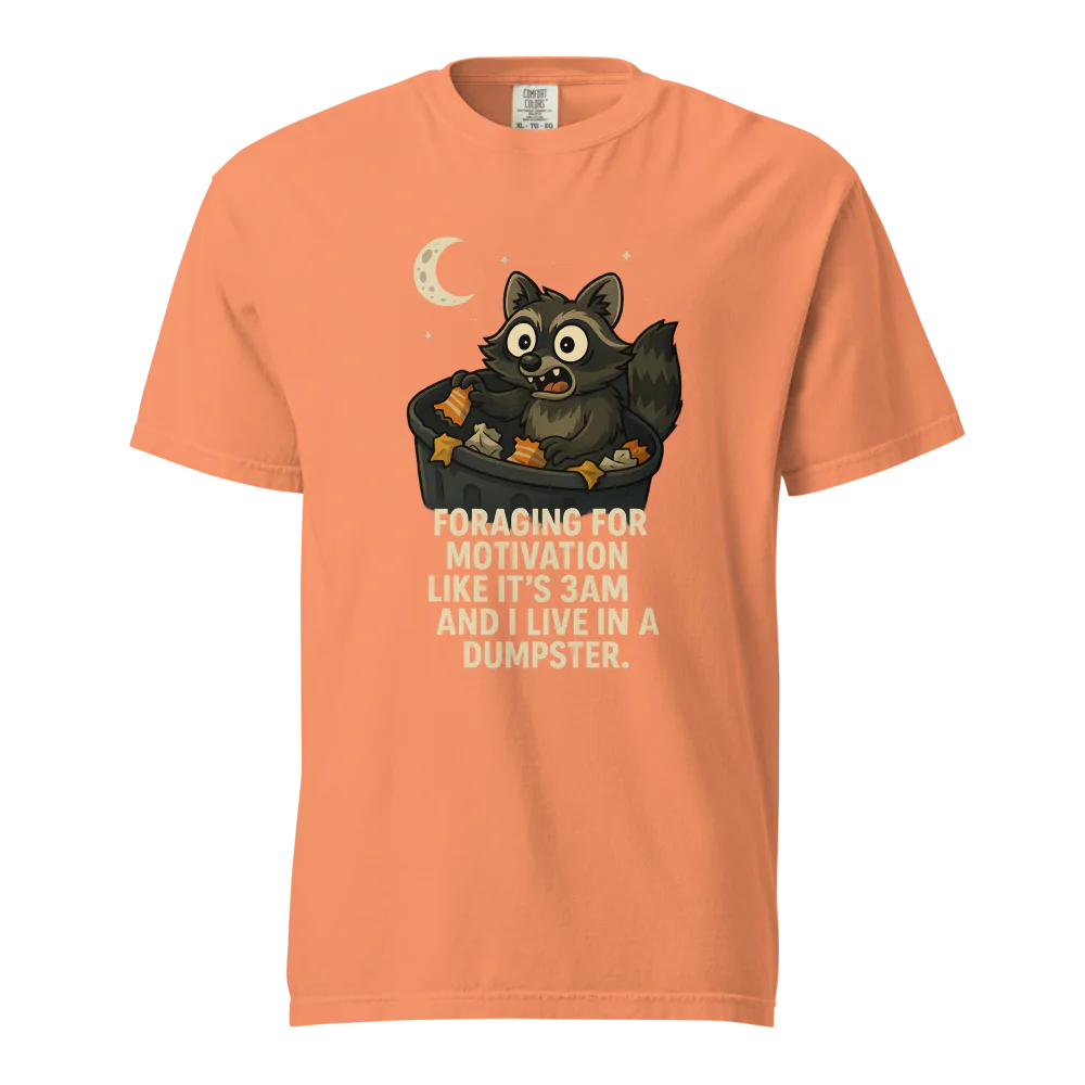 Motivación en busca de alimento | Camiseta unisex de tejido grueso | 100 % algodón