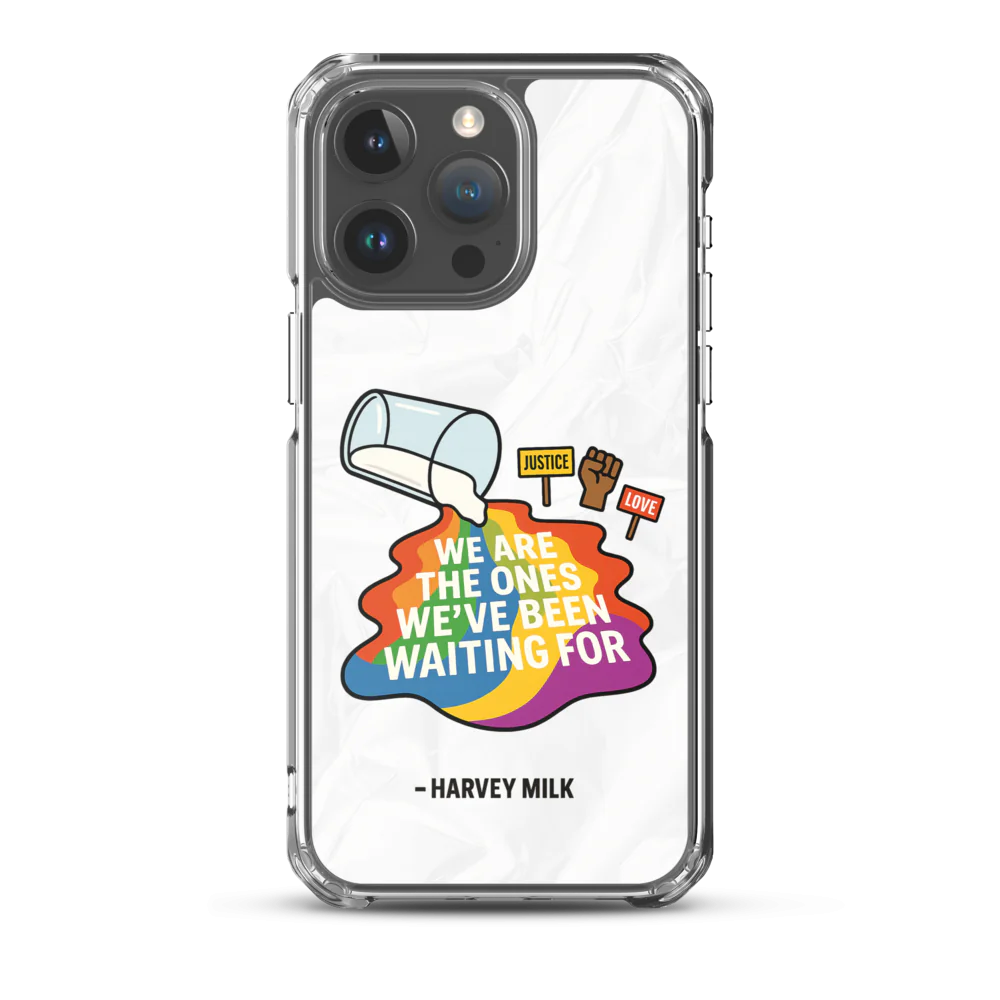 Cita de Harvey Milk | Funda transparente MagSafe® para iPhone®