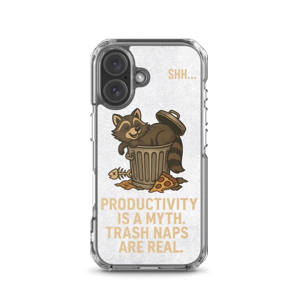 Productivity is a Myth | MagSafe® Clear Case for iPhone®