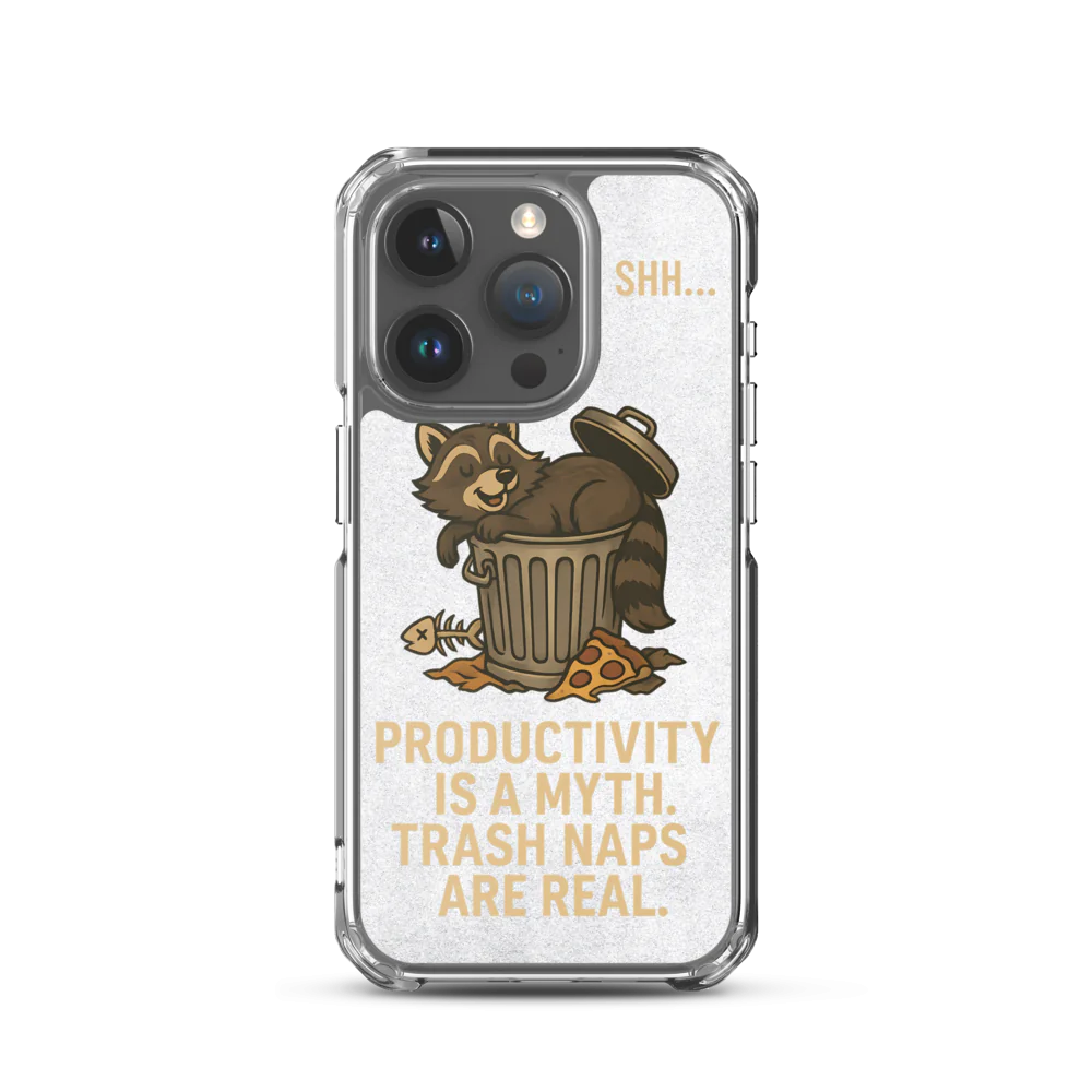 Productivity is a Myth | MagSafe® Clear Case for iPhone®