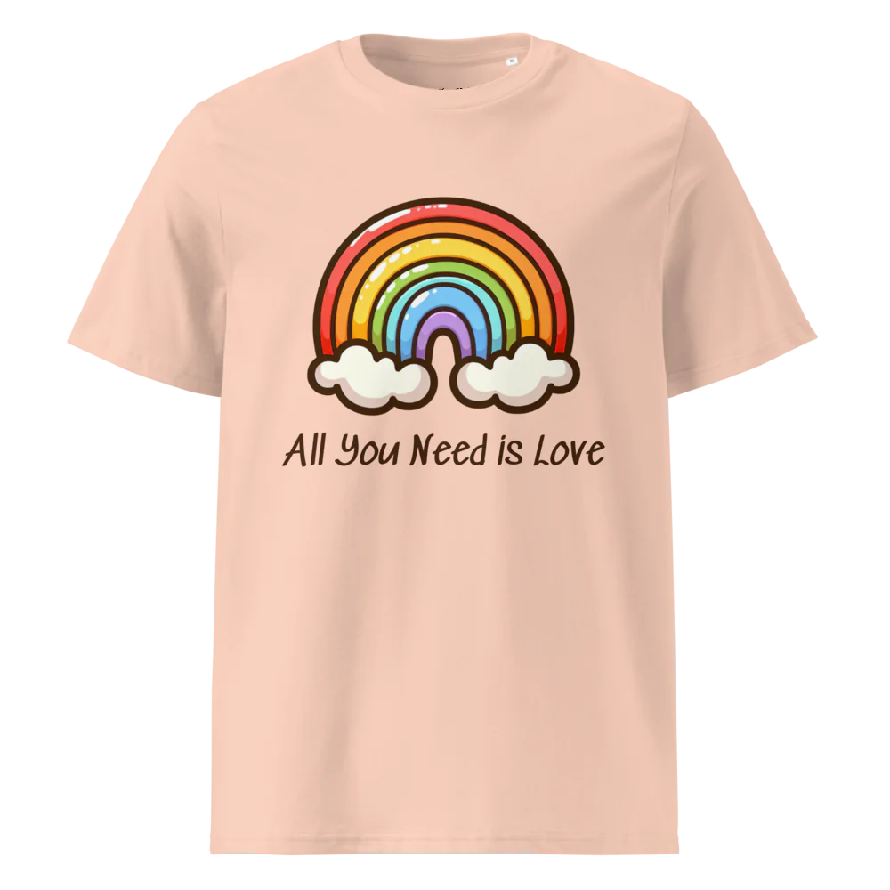 All You Need Is Love V2 | Unisex Organic Cotton T-Shirt