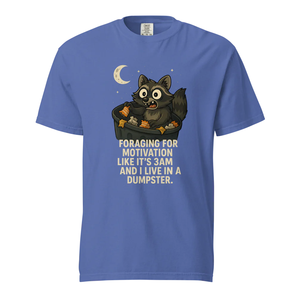 Motivación en busca de alimento | Camiseta unisex de tejido grueso | 100 % algodón