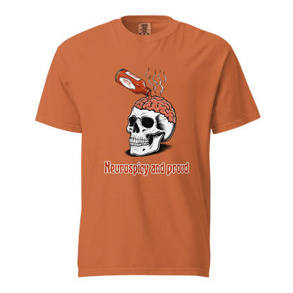 Neurospicy &amp; Proud | Camiseta unisex de tejido grueso | 100 % algodón