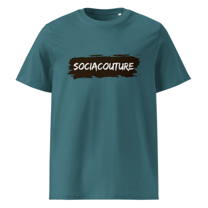 SociaCouture Brand Logo Dark | Unisex Organic Cotton T-Shirt