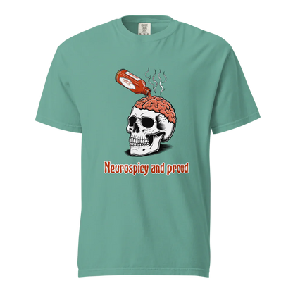 Neurospicy &amp; Proud | Camiseta unisex de tejido grueso | 100 % algodón