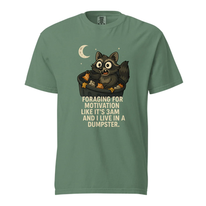 Motivación en busca de alimento | Camiseta unisex de tejido grueso | 100 % algodón