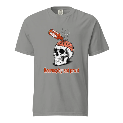Neurospicy &amp; Proud | Camiseta unisex de tejido grueso | 100 % algodón