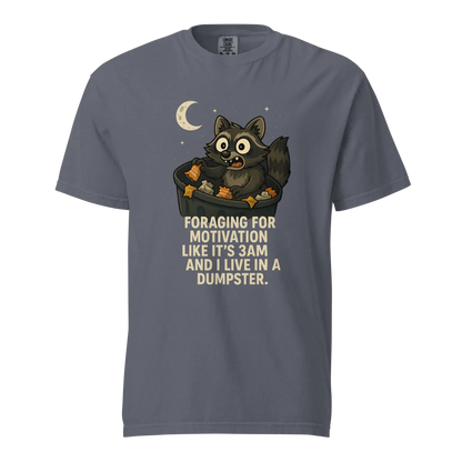 Motivación en busca de alimento | Camiseta unisex de tejido grueso | 100 % algodón
