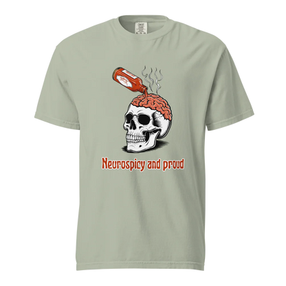 Neurospicy &amp; Proud | Camiseta unisex de tejido grueso | 100 % algodón