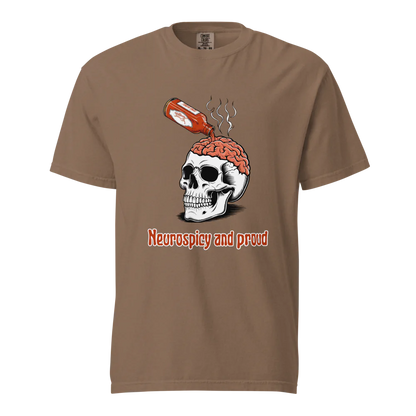 Neurospicy &amp; Proud | Camiseta unisex de tejido grueso | 100 % algodón