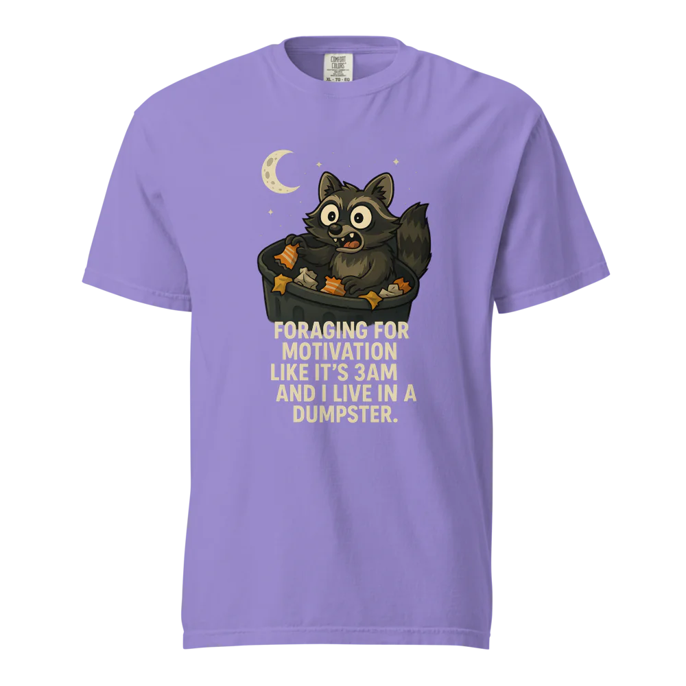 Motivación en busca de alimento | Camiseta unisex de tejido grueso | 100 % algodón