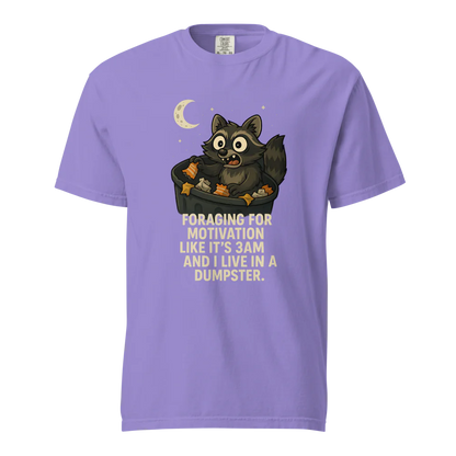 Motivación en busca de alimento | Camiseta unisex de tejido grueso | 100 % algodón