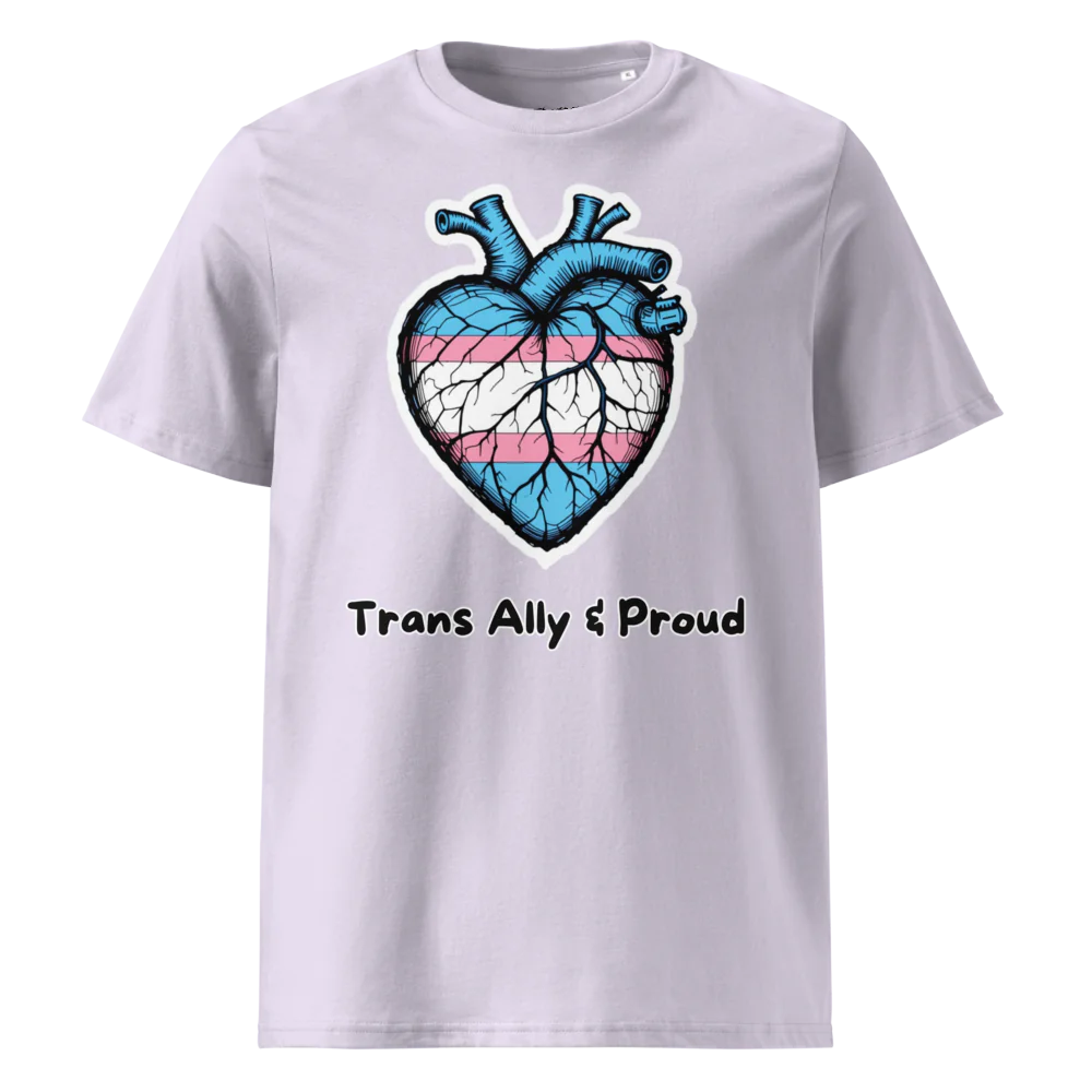 Trans Ally & Proud | Unisex Organic Cotton T-Shirt