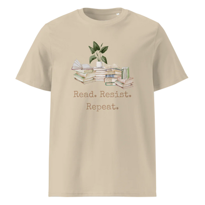 Read. Resist. Repeat. | Unisex Organic Cotton T-Shirt