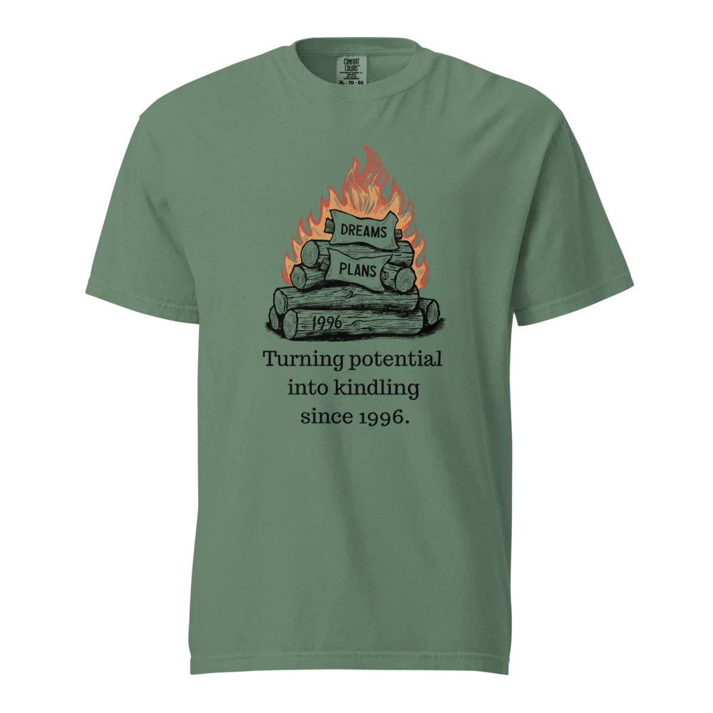 Transformando el potencial en leña | Camiseta unisex de tejido grueso | 100 % algodón
