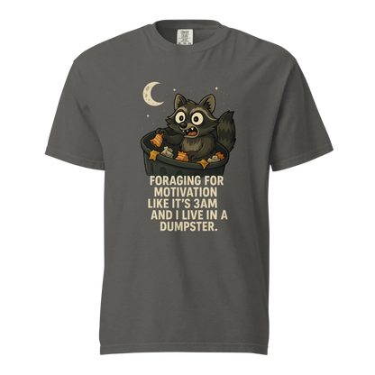 Motivación en busca de alimento | Camiseta unisex de tejido grueso | 100 % algodón