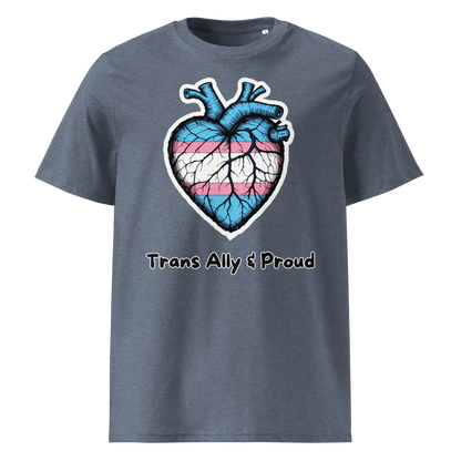 Trans Ally & Proud | Unisex Organic Cotton T-Shirt