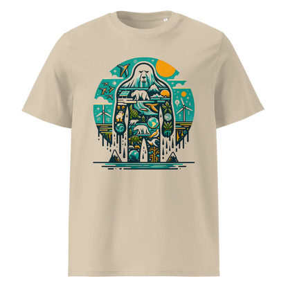 Melting Bear Global Warming | Unisex Organic Cotton T-Shirt