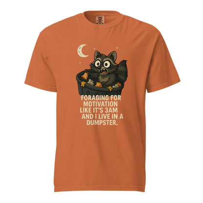Motivación en busca de alimento | Camiseta unisex de tejido grueso | 100 % algodón
