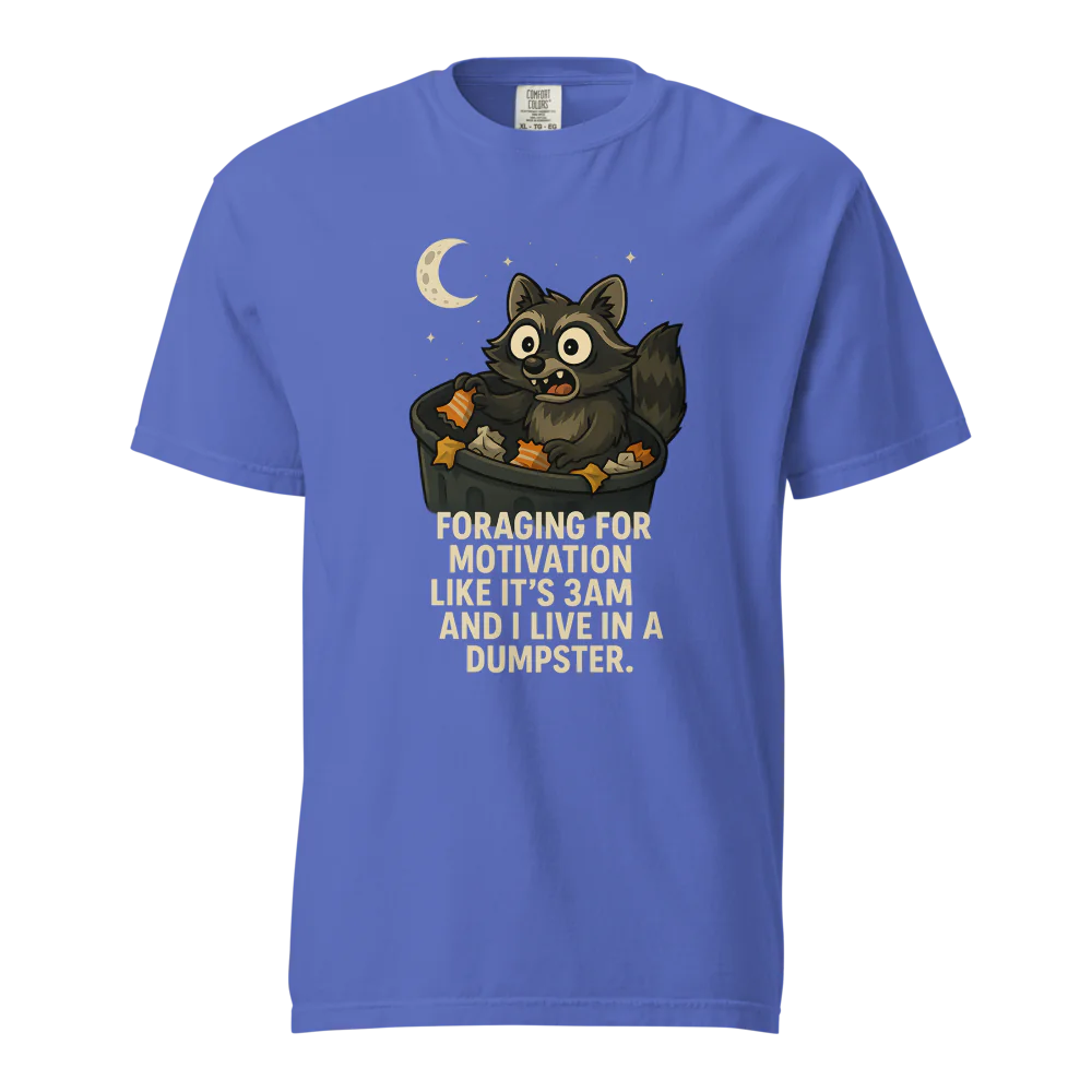 Motivación en busca de alimento | Camiseta unisex de tejido grueso | 100 % algodón