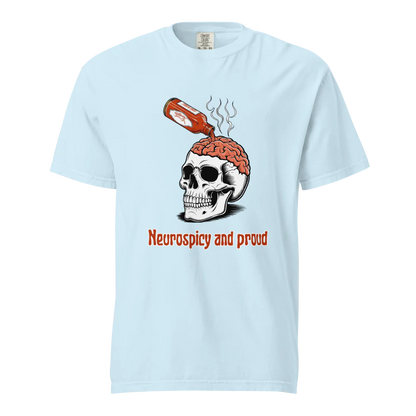 Neurospicy &amp; Proud | Camiseta unisex de tejido grueso | 100 % algodón