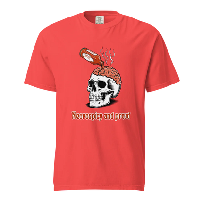 Neurospicy &amp; Proud | Camiseta unisex de tejido grueso | 100 % algodón