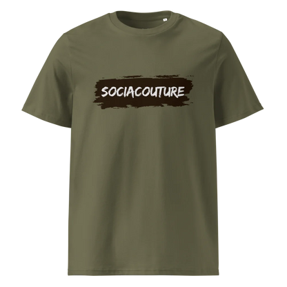 SociaCouture Brand Logo Dark | Unisex Organic Cotton T-Shirt