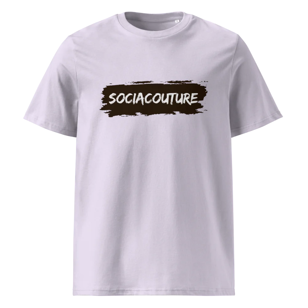 SociaCouture Brand Logo Dark | Unisex Organic Cotton T-Shirt