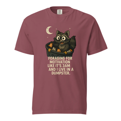 Motivación en busca de alimento | Camiseta unisex de tejido grueso | 100 % algodón