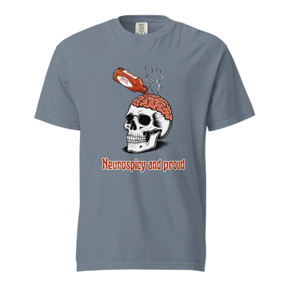 Neurospicy &amp; Proud | Camiseta unisex de tejido grueso | 100 % algodón