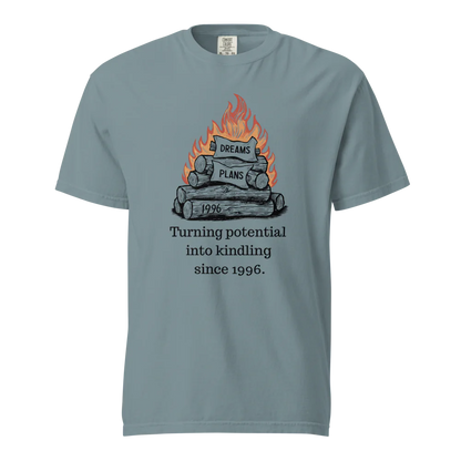 Transformando el potencial en leña | Camiseta unisex de tejido grueso | 100 % algodón