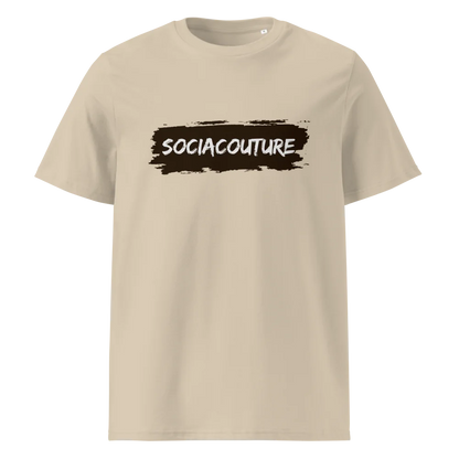 SociaCouture Brand Logo Dark | Unisex Organic Cotton T-Shirt