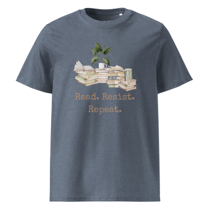 Read. Resist. Repeat. | Unisex Organic Cotton T-Shirt