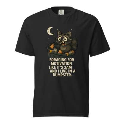 Motivación en busca de alimento | Camiseta unisex de tejido grueso | 100 % algodón