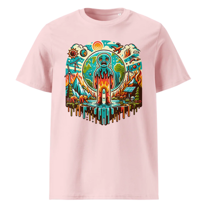 Melting World Global Crisis| Unisex Organic Cotton T-Shirt