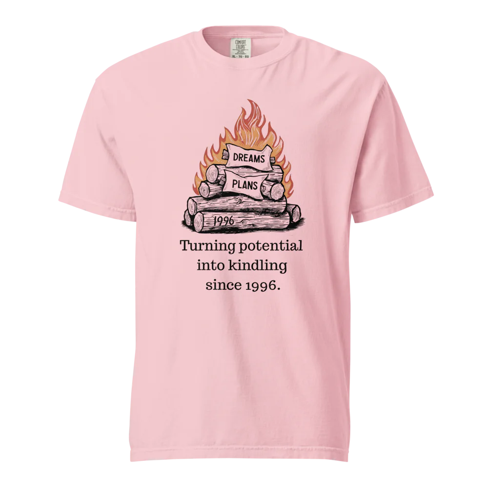 Transformando el potencial en leña | Camiseta unisex de tejido grueso | 100 % algodón
