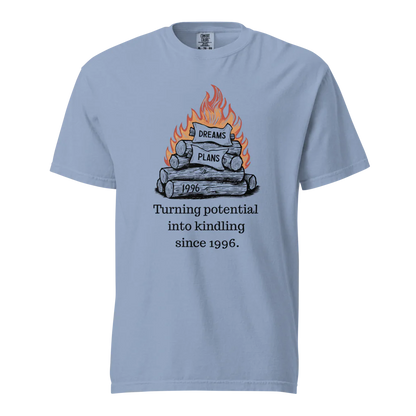 Transformando el potencial en leña | Camiseta unisex de tejido grueso | 100 % algodón