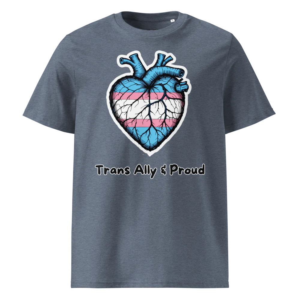 Trans Ally & Proud | Unisex Organic Cotton T-Shirt