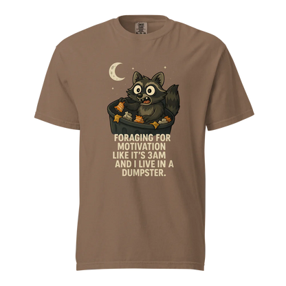 Motivación en busca de alimento | Camiseta unisex de tejido grueso | 100 % algodón